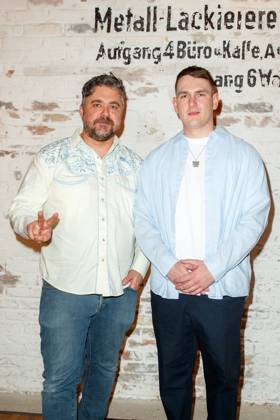 Nominiertenabend des Deutschen Filmpreises Lola 2023 David Wnendt und Luvre47 beim Nominiertenabend des Deutschen Filmpreises Lola 2023 in der Fabrik 23 am 22.04.2023 in Berlin. Copyright: xEventpressxKochanx