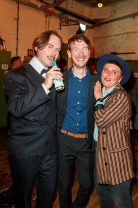 Nominiertenabend des Deutschen Filmpreises Lola 2023 Johannes Blech, Josefine Lindner und Max-Josef Schönborn beim Nominiertenabend des Deutschen Filmpreises Lola 2023 in der Fabrik 23 am 22.04.2023 in Berlin. Copyright: xEventpressxKochanx