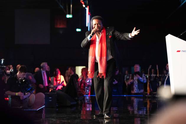 Roberto BLANCO, Saenger, singend, Gesang, Konzert, Die Goldene Sonne 2023, am 22.04.2023 im Wunderland Kalkar,