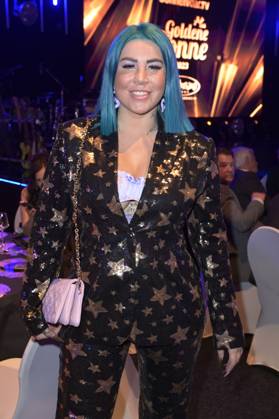 Kate Merlan bei der Verleihung der Goldenen Sonne 2023 während der Sonnenklar.TV Gala im Wunderland Kalkar. Kalkar, 22.04.2023