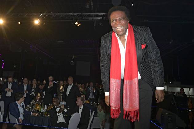 Roberto Blanco bei der Verleihung der Goldenen Sonne 2023 während der Sonnenklar.TV Gala im Wunderland Kalkar. Kalkar, 22.04.2023