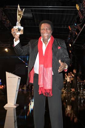 Roberto Blanco bei der Verleihung der Goldenen Sonne 2023 während der Sonnenklar.TV Gala im Wunderland Kalkar. Kalkar, 22.04.2023