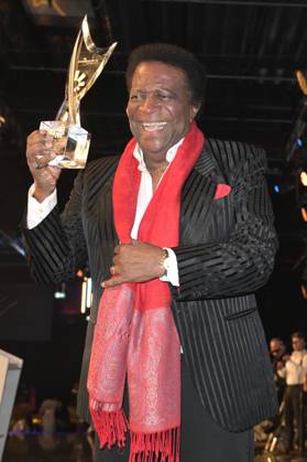 Roberto Blanco bei der Verleihung der Goldenen Sonne 2023 während der Sonnenklar.TV Gala im Wunderland Kalkar. Kalkar, 22.04.2023