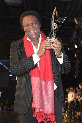 Roberto Blanco bei der Verleihung der Goldenen Sonne 2023 während der Sonnenklar.TV Gala im Wunderland Kalkar. Kalkar, 22.04.2023