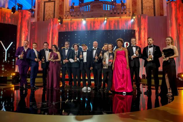 RECORD DATE NOT STATED 22.04.2023, Wiener Hofburg, ROMY - Film- u. TV-Preis, Gala-Verleihung des Fernseh-Preises von ORF u. KURIER im Bild: All Stars - Gruppenbild, ROMY - Film- u. TV-Preis