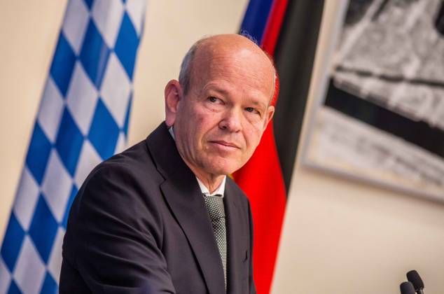 April 24, 2023, Munich, Bavaria, Germany: The Bavarian Verfassungsschutz (Secret Service, Office for the Protection of the Constitution) released the 2022 report detailing threats to the state of Bavaria and the country. Over the past years, conspiracy theorists, new age and wellness extremists, right-extremists, Reichsbuerger (sovereign citizens), and various enemies of democracy have taken a leading role against the German state and society, with such cases as Terror Gruppe S. and the alleged Reichsbuerger terrorist plot to topple the state underscoring that the threats are not giving up. Other threats to the state include those that may be directed by Russian intelligence as part of their Hybrid Warfare campaign against the west. Muni - ZUMAb160 20230424_zbp_b160_045 Copyright: xSachellexBabbarx