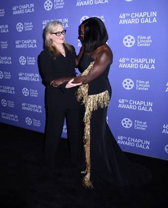 April 24, 2023, New York, New York, USA: Meryl Streep and Viola Davis attend the 48th Chaplin Award Honoring Viola Davis at Lincoln Centers Alice Tully Hall in New York. New York USA - ZUMAp281 20230424_zea_p281_045 Copyright: xPhotoxImagexPressx