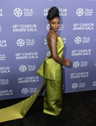 NY: 48th Chaplin Award Gala Honoring Viola Davis Jayme Lawson wearing dress by Prada attends the 48th Chaplin Award Gala honoring Viola Davis at Alice Tully Hall New York New York United States Copyright: LevxRadin