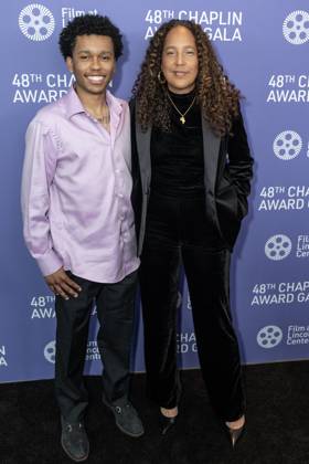 NY: 48th Chaplin Award Gala Honoring Viola Davis Cassius Bythewood and Gina Prince-Bythewood attend the 48th Chaplin Award Gala honoring Viola Davis at Alice Tully Hall New York New York United States Copyright: LevxRadin