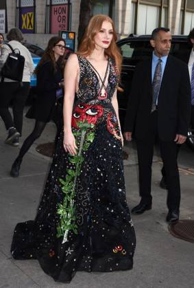 Chaplin Award Gala honoring Viola Davis at Alice Tully Hall. Featuring: Jessica Chastain Where: New York City, New York, United States When: 24 Apr 2023 Credit: Darla Khazei INSTARimages Copyright: xx 52648694 EDITORIAL USE ONLY. NOT FOR USE BY NEWSPAPERS BASED IN THE UK.