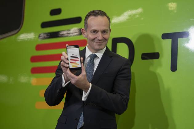 Bilder des Jahres 2023, News 04 April News Themen der Woche KW17 News Bilder des Tages Start Deutschlandticket Pressekonferenz zum bevorstehenden Start im Hauptbahnhof Berlin Volker Wissing, Bundesverkehrsminister;Start Deutschlandticket Pressekonferenz zum bevorstehenden Start im Hauptbahnhof Berlin Volker Wissing, Bundesverkehrsminister, Berlin Berlin Deutschland Hauptbahnhof