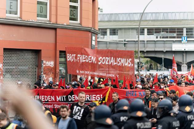 01.05.2023,Berlin,Deutschland,Tag der Arbeit,Impressionen von der Revolutionären 1. Mai-Demo am Kottbusser Tor.