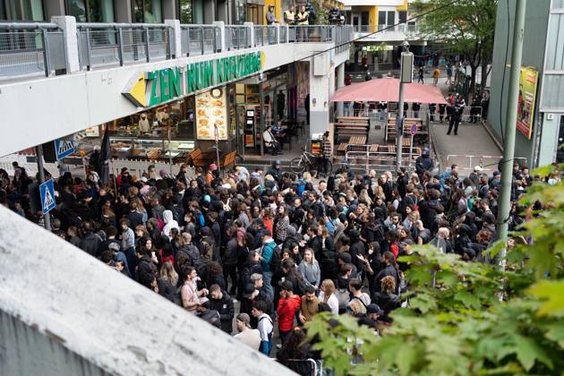 01.05.2023,Berlin,Deutschland,Tag der Arbeit,Impressionen von der Revolutionären 1. Mai-Demo am Kottbusser Tor.