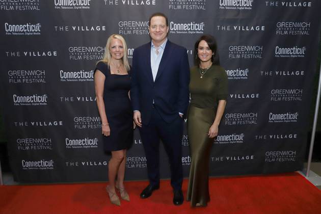 2023 Greenwich International Film Festival s Inspiration Talk and Award Ceremony at The Village in Stamford, Connecticut. Featuring: Ginger Stickel, Brendan Fraser, Wendy Stapleton Where: Stamford, Connecticut, United States When: 03 May 2023 Credit: Patrick Lewis StarPix for GIFF startraksphoto.com Copyright: xPatrickxLewisx xStarPixxforxGIFFx 52679677 EDITORIAL USE ONLY. NOT FOR USE BY NEWSPAPERS BASED IN THE UK.