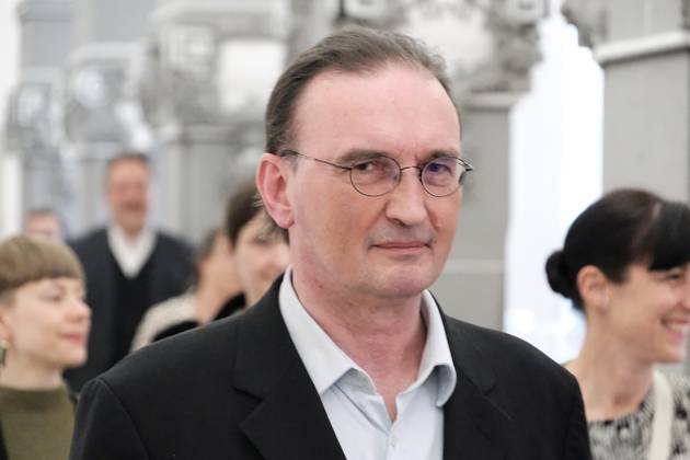07.05.2023 xkhx Kassel Verleihung Kasseler Literaturpreis für grotesken Humor an Schriftsteller Gerhard Henschel Bild zeigt Preisträger Schriftsteller Gerhard Henschel