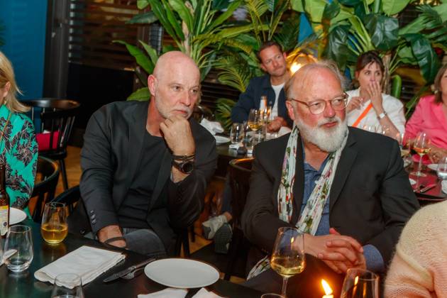 Event - Green Actors Lounge Simon Licht und Georg Seitz beim 3. Green Actors Lounge im Provocateur Hotel am 09.05.2023 in Berlin. Copyright: xEventpressxKochanx