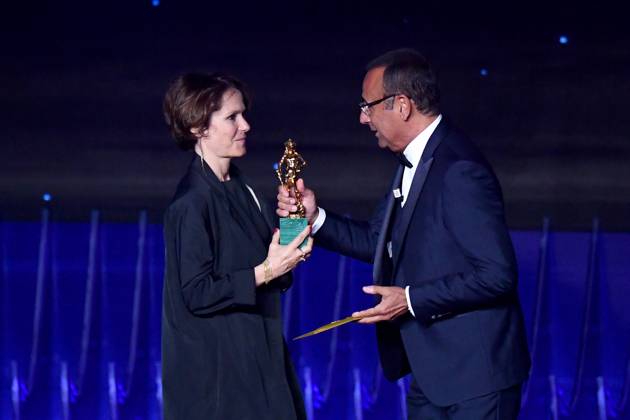 Rome: Lumina Studies. 68th edition of the David di Donatello awards. Telecast . In the photo : Carlo Conti and Sophie Chiarello  Copyright: xMaurizioxD Avanzox xipa-agency.nx xDxAvanzo Provvisionato Landix IPA_IPA37860683