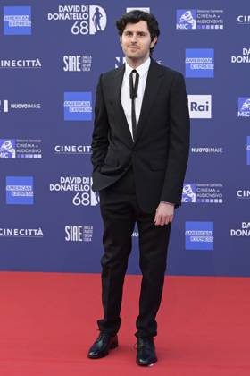May 10, 2023, Rome, Italy: Lorenzo Tardella attends the red carpet of Premi Davide di Donatello 2023 at CinecittÃ Lumina Studios. Rome Italy - ZUMAs197 20230510_zaa_s197_313 Copyright: xMarioxCartellix