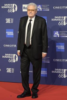 May 10, 2023, Rome, Italy: Roberto AndÃ² attends the red carpet of Premi Davide di Donatello 2023 at CinecittÃ Lumina Studios. Rome Italy - ZUMAs197 20230510_zaa_s197_312 Copyright: xMarioxCartellix
