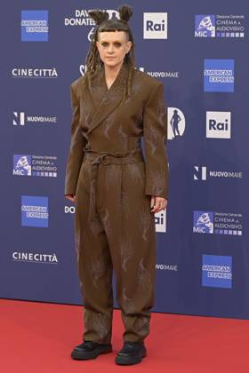Entertainment Bilder des Tages May 10, 2023, Rome, Italy: Valentina Bertani attends the red carpet of Premi Davide di Donatello 2023 at CinecittÃ Lumina Studios. Rome Italy - ZUMAs197 20230510_zaa_s197_333 Copyright: xMarioxCartellix