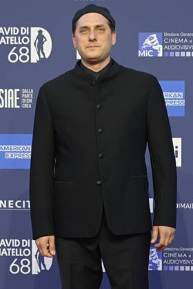 May 10, 2023, Rome, Italy: Luca Marinelli attends the red carpet of Premi Davide di Donatello 2023 at CinecittÃ Lumina Studios. Rome Italy - ZUMAs197 20230510_zaa_s197_345 Copyright: xMarioxCartellix