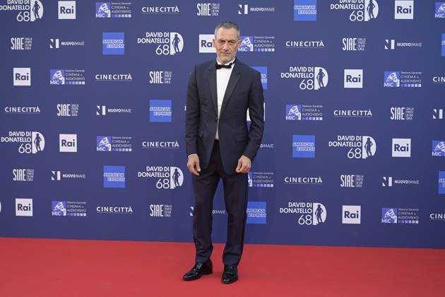 May 10, 2023, Rome, Italy: Filippo Timi attends the red carpet of Premi Davide di Donatello 2023 at CinecittÃ Lumina Studios. Rome Italy - ZUMAs197 20230510_zaa_s197_362 Copyright: xMarioxCartellix