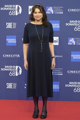 May 10, 2023, Rome, Italy: Francesca Archibugi attends the red carpet of Premi Davide di Donatello 2023 at CinecittÃ Lumina Studios. Rome Italy - ZUMAs197 20230510_zaa_s197_375 Copyright: xMarioxCartellix