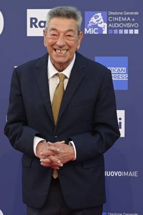 May 10, 2023, Rome, Italy: Gianni Di Gregorio attends the red carpet of Premi Davide di Donatello 2023 at CinecittÃ Lumina Studios. Rome Italy - ZUMAs197 20230510_zaa_s197_379 Copyright: xMarioxCartellix