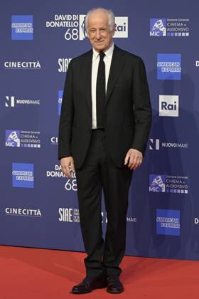 May 10, 2023, Rome, Italy: Tony Servillo attends the red carpet of Premi Davide di Donatello 2023 at CinecittÃ Lumina Studios. Rome Italy - ZUMAs197 20230510_zaa_s197_420 Copyright: xMarioxCartellix