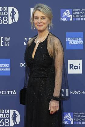May 10, 2023, Rome, Italy: Margherita Buy attends the red carpet of Premi Davide di Donatello 2023 at CinecittÃ Lumina Studios. Rome Italy - ZUMAs197 20230510_zaa_s197_447 Copyright: xMarioxCartellix