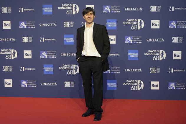 May 10, 2023, Rome, Italy: Luigi Lo Cascio attends the red carpet of Premi Davide di Donatello 2023 at CinecittÃ Lumina Studios. Rome Italy - ZUMAs197 20230510_zaa_s197_460 Copyright: xMarioxCartellix