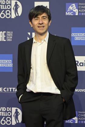 May 10, 2023, Rome, Italy: Luigi Lo Cascio attends the red carpet of Premi Davide di Donatello 2023 at CinecittÃ Lumina Studios. Rome Italy - ZUMAs197 20230510_zaa_s197_467 Copyright: xMarioxCartellix