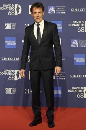 May 10, 2023, Rome, Italy: Elio Germano attends the red carpet of Premi Davide di Donatello 2023 at CinecittÃ Lumina Studios. Rome Italy - ZUMAs197 20230510_zaa_s197_473 Copyright: xMarioxCartellix