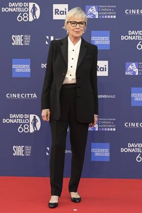 May 10, 2023, Rome, Italy: Piera Detassis attends the red carpet of Premi Davide di Donatello 2023 at CinecittÃ Lumina Studios. Rome Italy - ZUMAs197 20230510_zaa_s197_478 Copyright: xMarioxCartellix