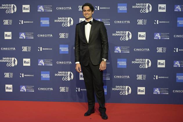May 10, 2023, Rome, Italy: Matteo Bocelli attends the red carpet of Premi Davide di Donatello 2023 at CinecittÃ Lumina Studios. Rome Italy - ZUMAs197 20230510_zaa_s197_484 Copyright: xMarioxCartellix