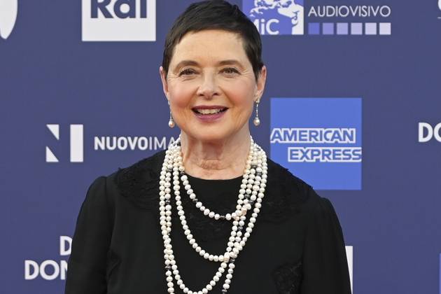May 10, 2023, Rome, Italy: Isabella Rossellini attends the red carpet of Premi Davide di Donatello 2023 at CinecittÃ Lumina Studios. Rome Italy - ZUMAs197 20230510_zaa_s197_506 Copyright: xMarioxCartellix