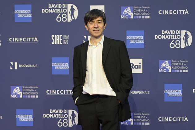 May 10, 2023, Rome, Italy: Luigi Lo Cascio attends the red carpet of Premi Davide di Donatello 2023 at CinecittÃ Lumina Studios. Rome Italy - ZUMAs197 20230510_zaa_s197_521 Copyright: xMarioxCartellix