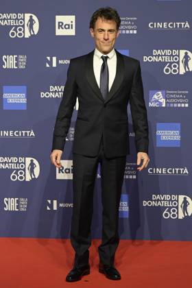 May 10, 2023, Rome, Italy: Elio Germano attends the red carpet of Premi Davide di Donatello 2023 at CinecittÃ Lumina Studios. Rome Italy - ZUMAs197 20230510_zaa_s197_525 Copyright: xMarioxCartellix