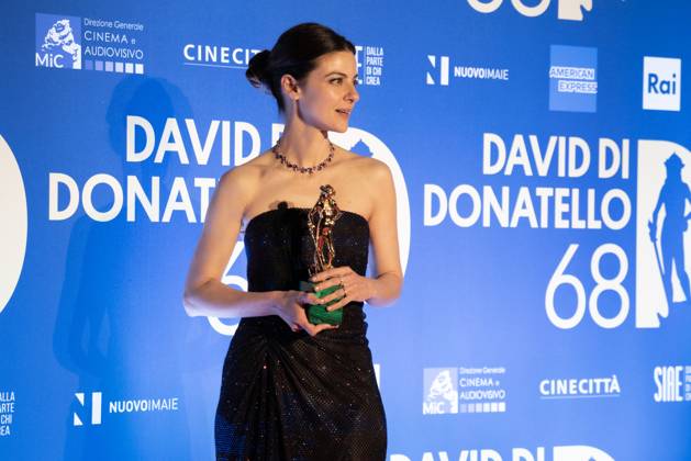 68th David Di Donatello - Winners Photocall Barbara Ronchi attends the 68th David Di Donatello winners photocall on May 10, 2023 in Rome, Italy  Copyright: xLucaxCarlinox originalFilename: carlino-notitle230511_npd0d.jpg