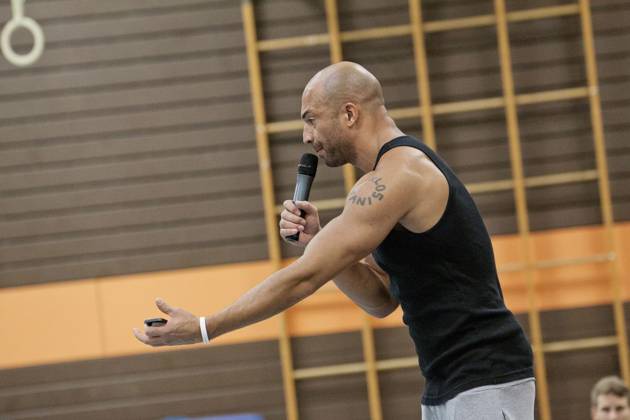 Gevelsberg. Detlef Soost tanzt mit seinem Team in der Halle West. Copyright: BastianxHaumann