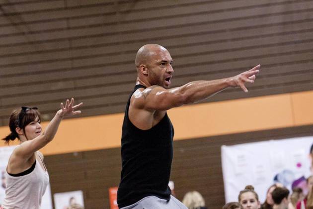 Gevelsberg. Detlef Soost tanzt mit seinem Team in der Halle West. Copyright: BastianxHaumann