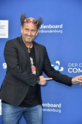Tom Lehel bei der Verleihung des Deutschen Computerspielpreises 2023 im Spindler & Klatt. Berlin, 11.05.2023