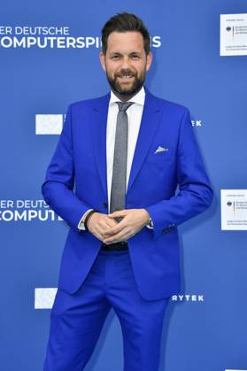 Matthias Killing bei der Verleihung des Deutschen Computerspielpreises 2023 im Spindler & Klatt. Berlin, 11.05.2023