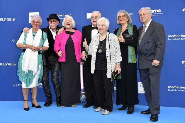 Senioren Zocken bei der Verleihung des Deutschen Computerspielpreises 2023 im Spindler & Klatt. Berlin, 11.05.2023