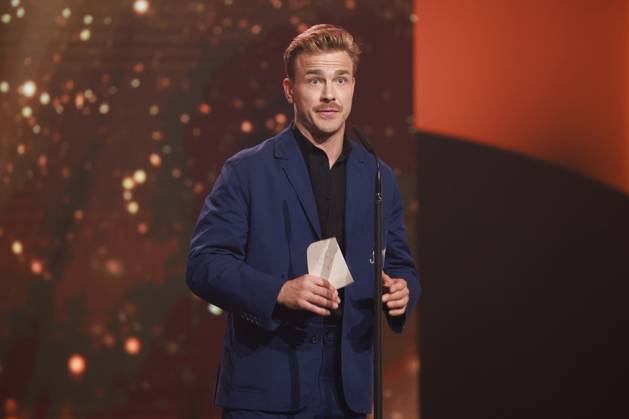 Deutscher Filmpreis 2023 BESTE MÄNNLICHE NEBENROLLE Gewinner Albrecht Schuch bei der Verleihung der Lola - Deutscher Filmpreis 2023 im Theater am Potsdamer Platz in Berlin 12.05.2023 Copyright: xEventpressx