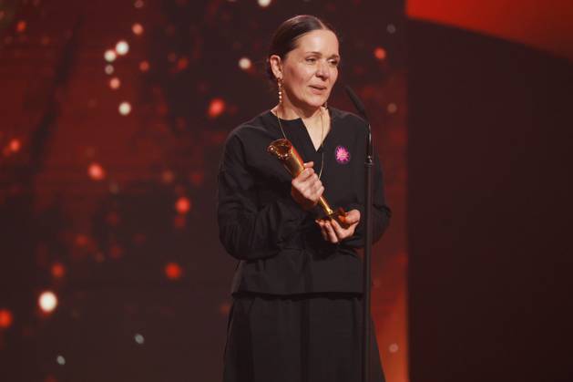 Deutscher Filmpreis 2023 BESTES MASKENBILD Gewinner Heike Merker bei der Verleihung der Lola - Deutscher Filmpreis 2023 im Theater am Potsdamer Platz in Berlin 12.05.2023 Copyright: xEventpressx