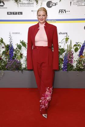 Joerdis Triebel bei der Ankunft zur Verleihung Deutscher Filmpreis am 12.05.2023 in Berlin Deutscher Filmpreis 2023 in Berlin - Ankunft Roter Teppich