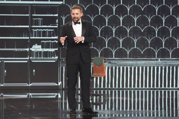 Deutscher Filmpreis 2023 Laudatio Klaas Heufer-Umlauf BESTES DREHBUCH bei der Verleihung der Lola - Deutscher Filmpreis 2023 im Theater am Potsdamer Platz in Berlin 12.05.2023 Copyright: xEventpressx
