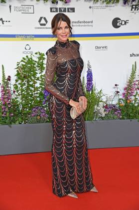 Gerit Kling bei der Ankunft auf dem Roten Teppich zum DEUTSCHER FILMPREIS 2023 im Theater am Potsdamer Platz in Berlin am 12.05.2023