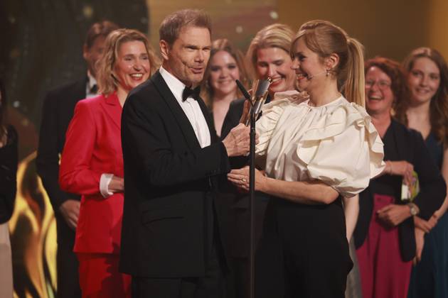 Deutscher Filmpreis 2023 BESUCHERSTÄRKSTER FILM Gewinner Die Schule der Magischen Tiere bei der Verleihung der Lola - Deutscher Filmpreis 2023 im Theater am Potsdamer Platz in Berlin 12.05.2023 Copyright: xEventpressx